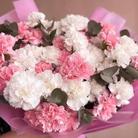 Букет_Белорозовый сад